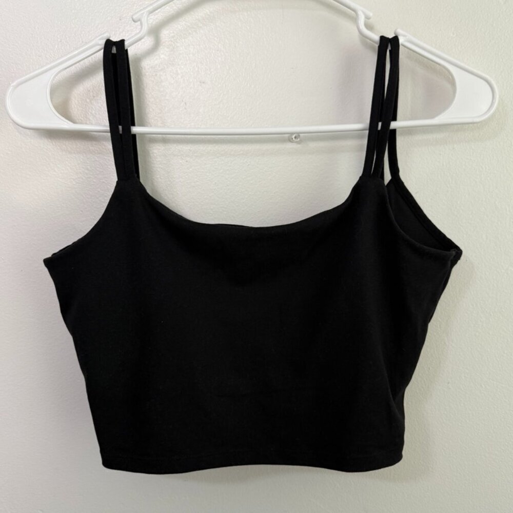 AMAZON Black Twist Back Sports Bra